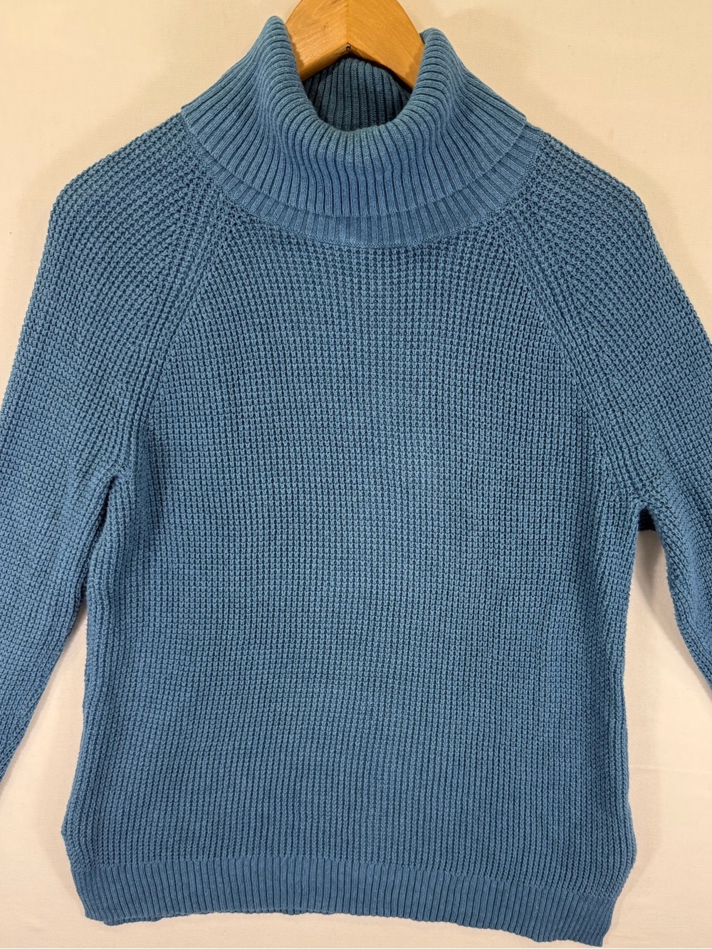 J. Crew Sky Blue Turtleneck Knit Sweater